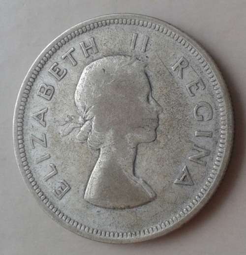 1954 Union silver 2 1/2 Shillings as per images