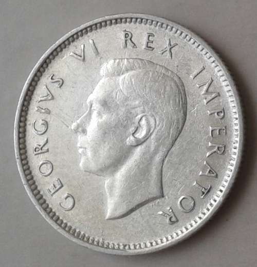 Extremely fine 1946 union silver sixpence