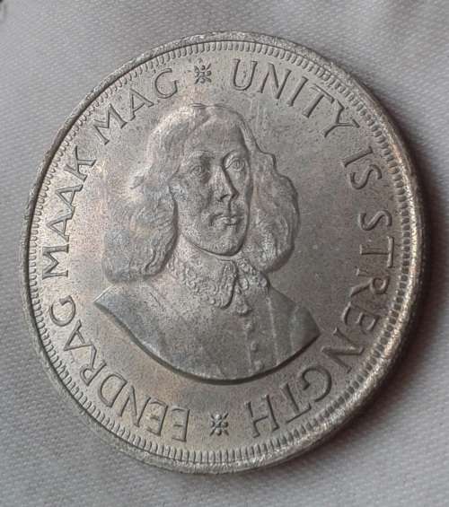 Toned 1964 Republic proof silver 50c