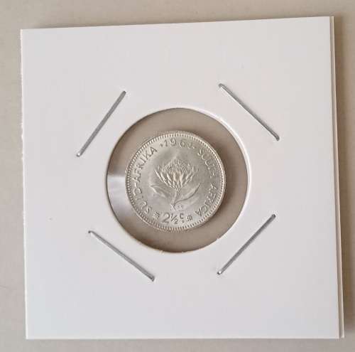 1961 Republic uncirculated silver 2 1/2c