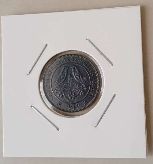 Scarcer 1939 union 1/4 penny in unc