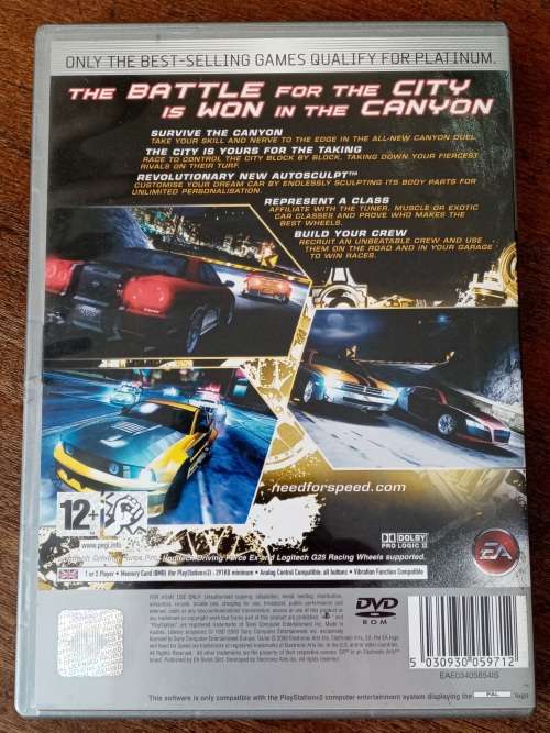 Need For Speed Carbon PS2