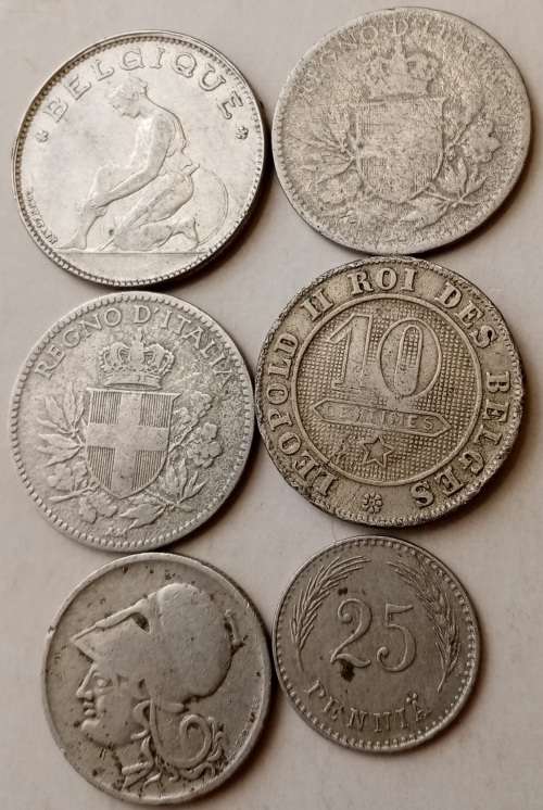 x6 Old world coins