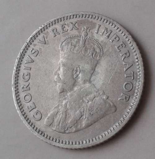 1933 Union silver sixpence