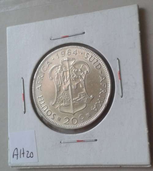 Lustrous 1964 Republic silver 20c