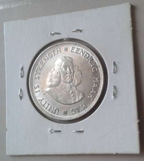 Lustrous 1964 Republic silver 20c.