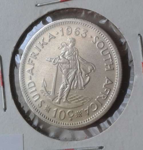 Nice 1963 Republic silver 10c