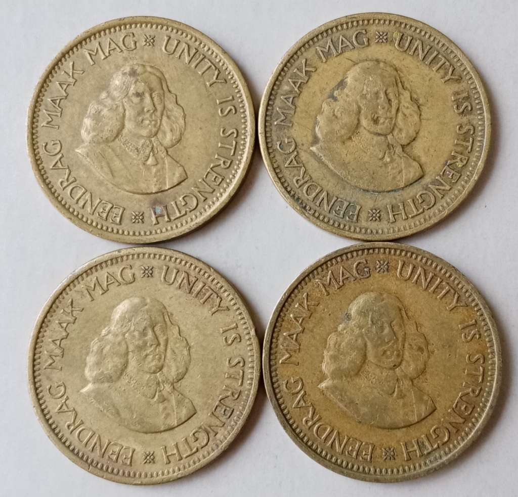 Complete Republic 1961-1964 van Riebeeck 1/2c set