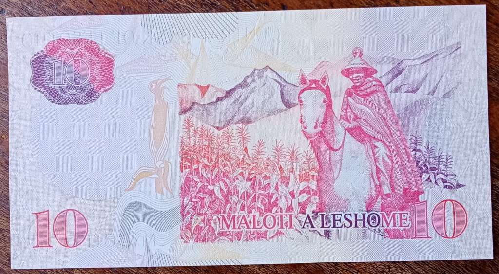 2009 Lesotho uncirculated 10 Maloti