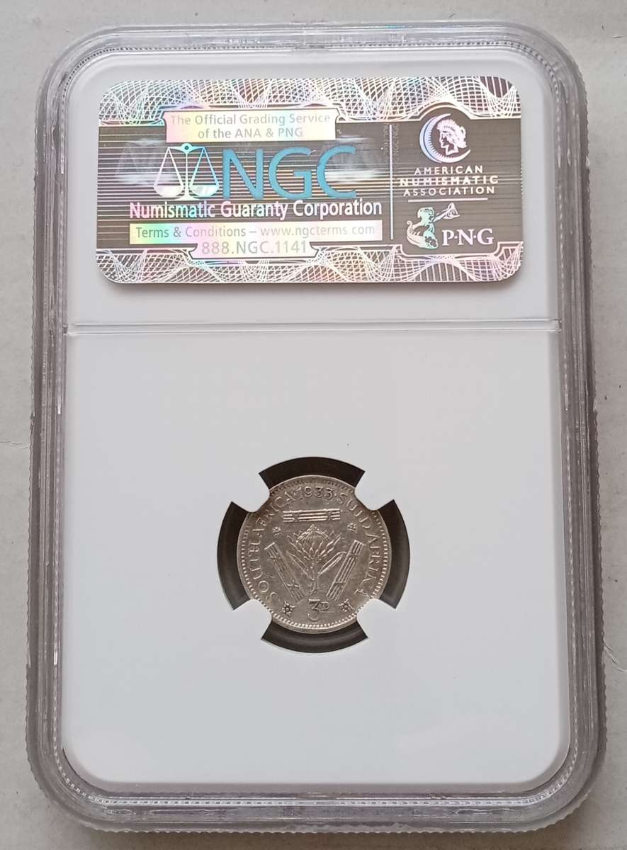 1933 Union silver tickey NGC XF Details