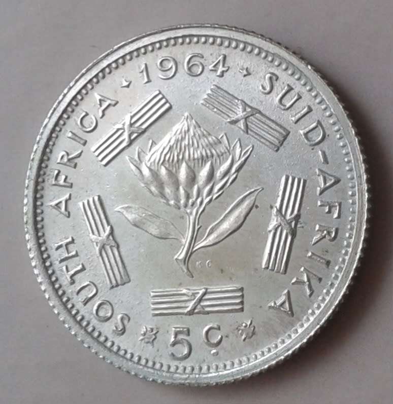 Nice 1964 republic silver 5c