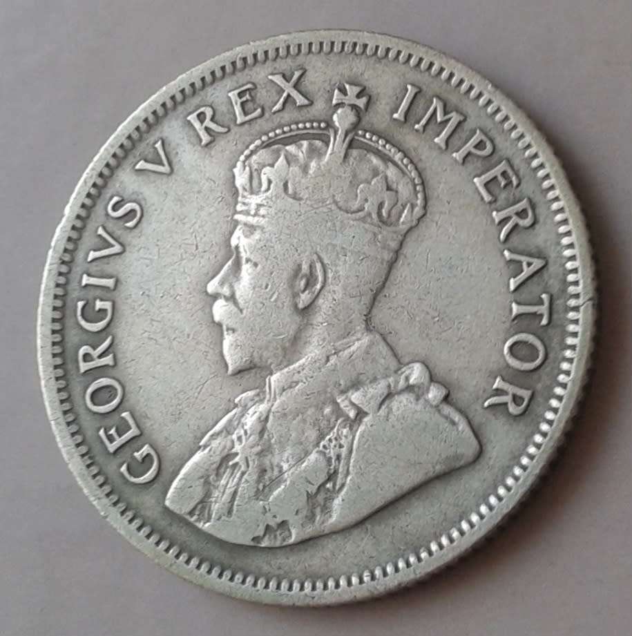 1924 Union silver shilling