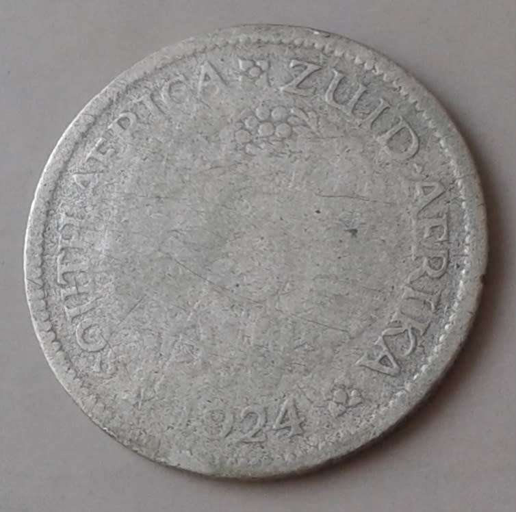 1924 Union silver sixpence (filler)