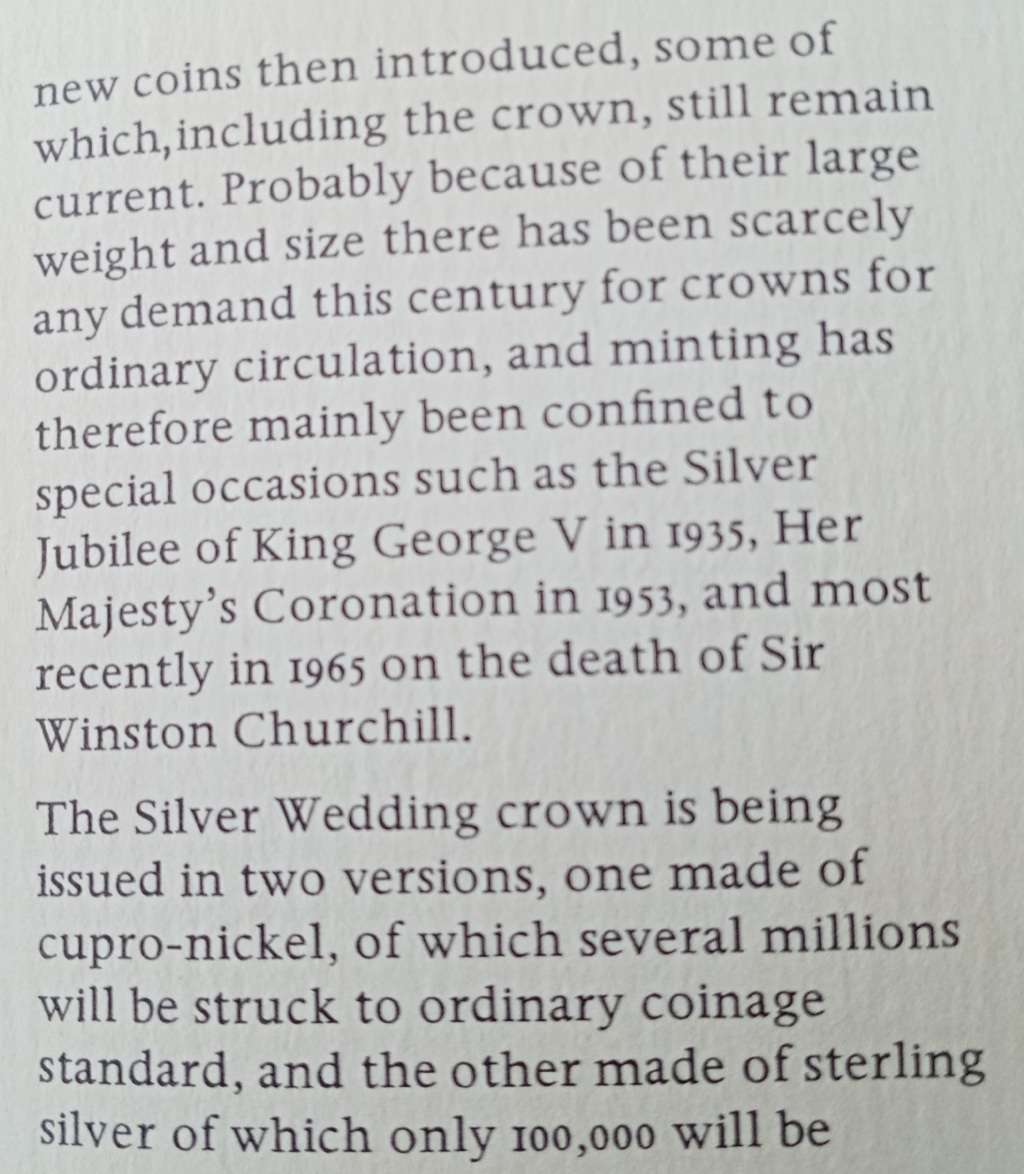 1972 Great Britain proof sterling silver crown (25th anniversary of the Queen)