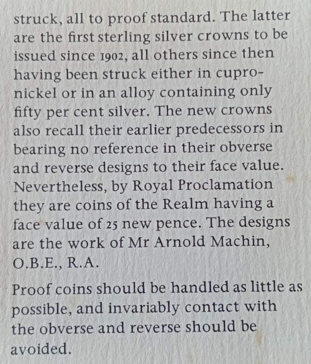 1972 Great Britain proof sterling silver crown (25th anniversary of the Queen)