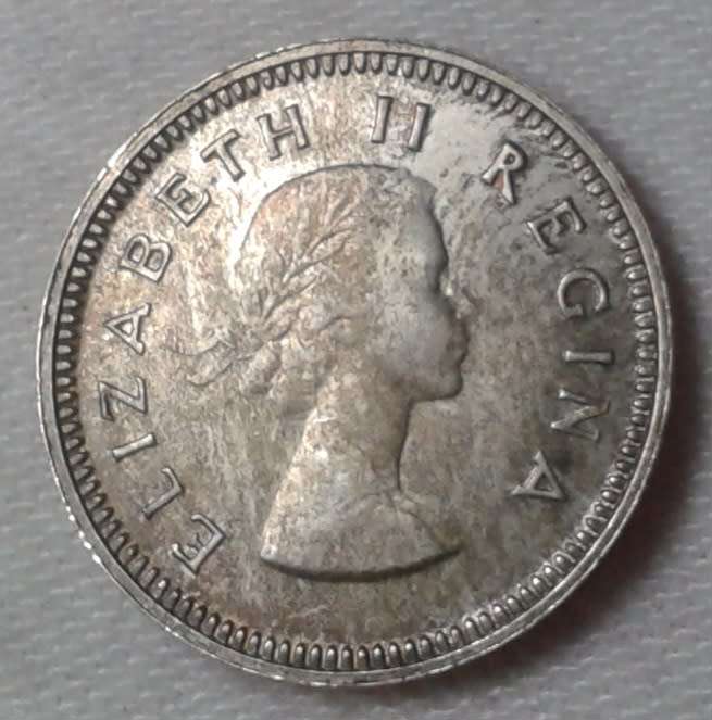 Nice 1953 union proof silver tickey