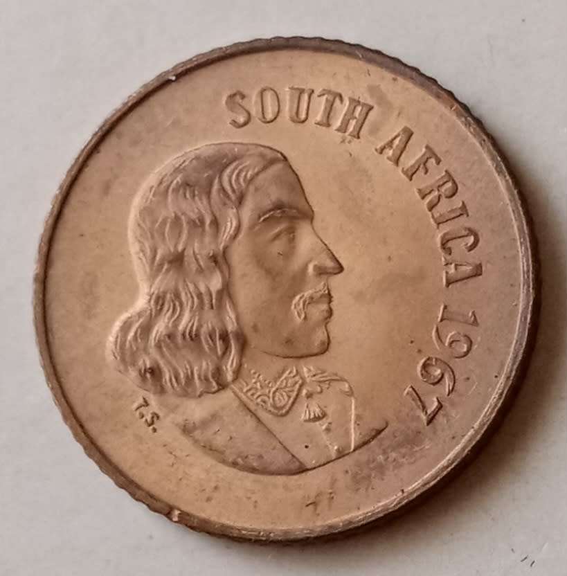 1967 English uncirculated 1c