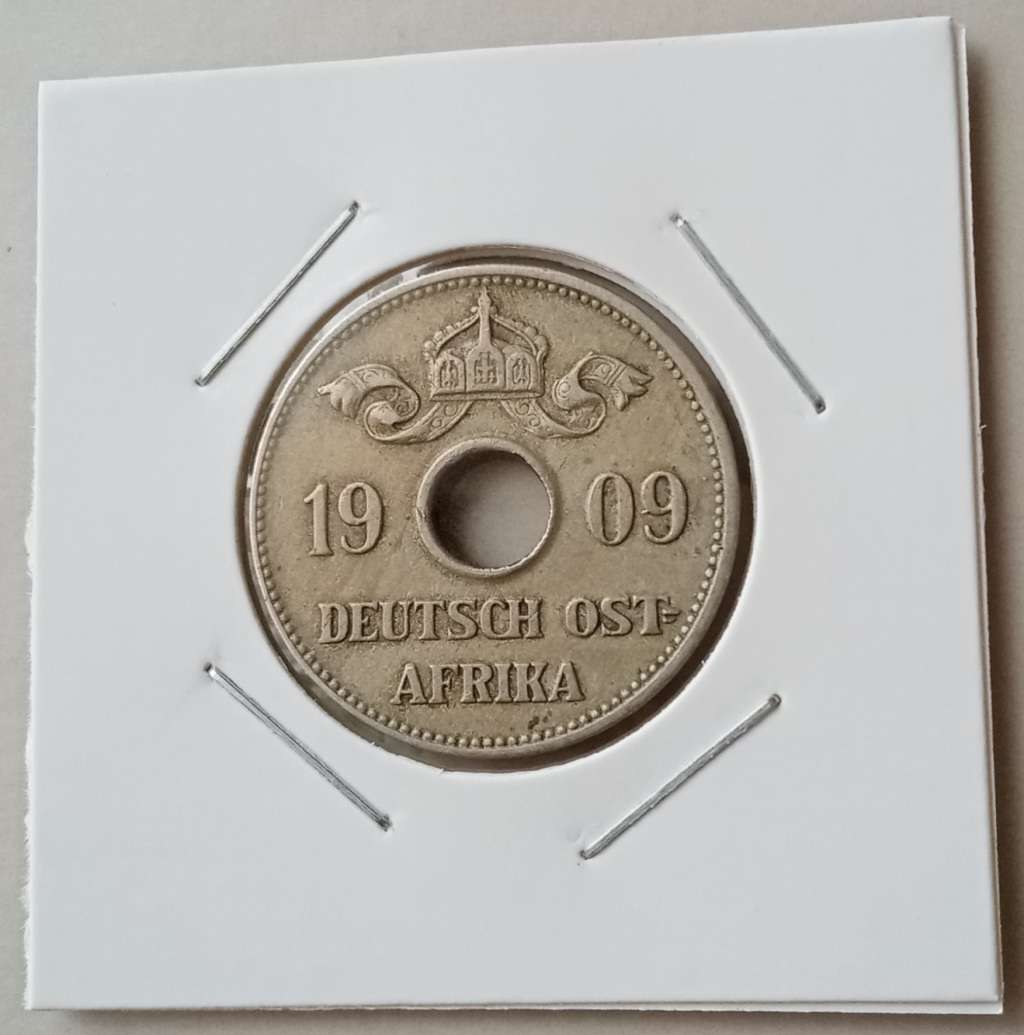 1909 German East Africa 10 Heller