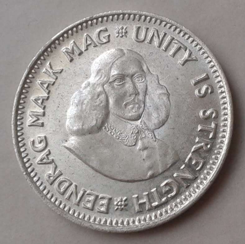 1961 Republic silver 2 1/2c in AU+