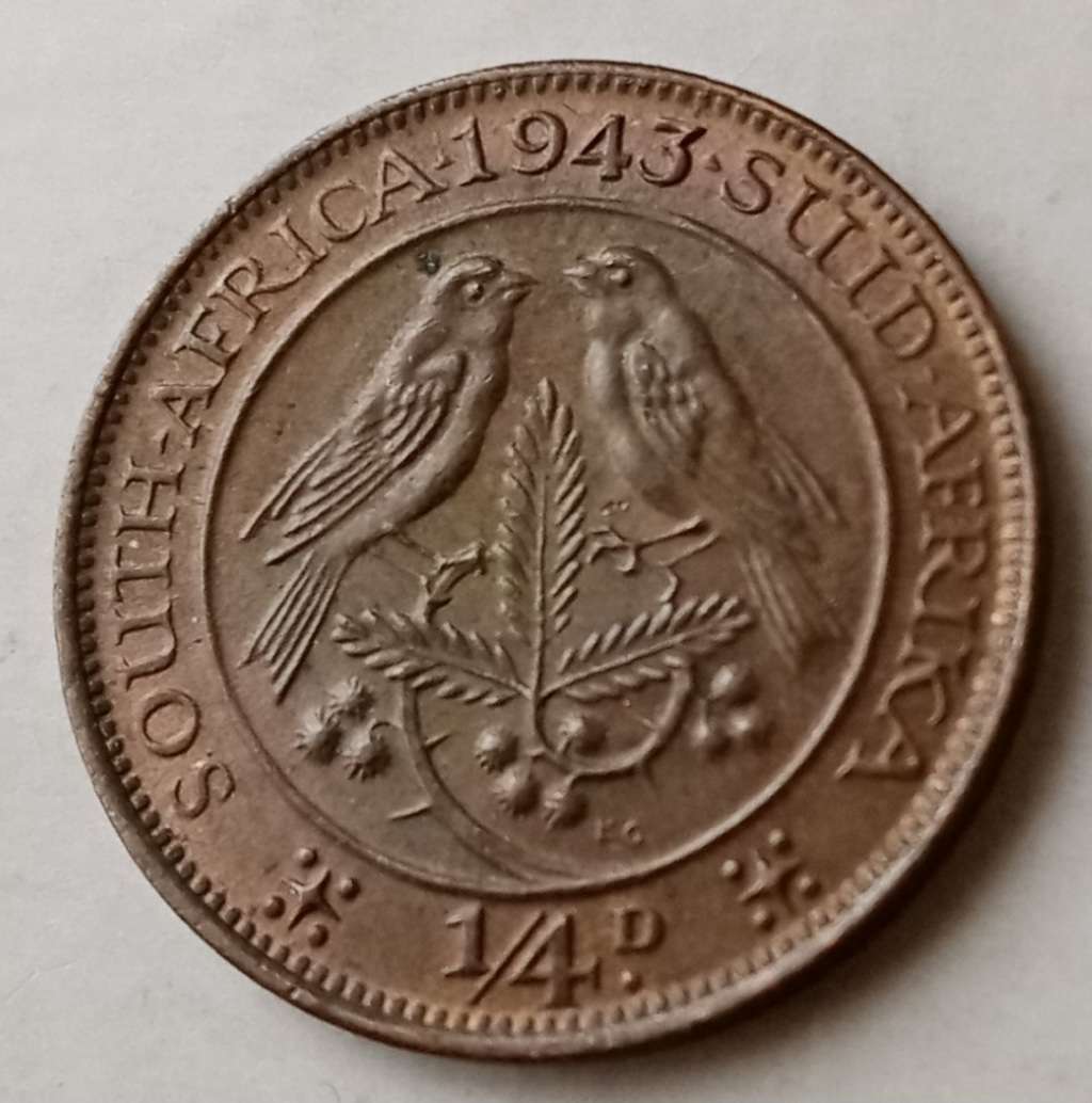 Nice 1943 Union 1/4 Penny