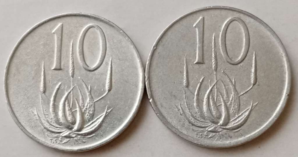 1970 and 1971 Republic 10c set