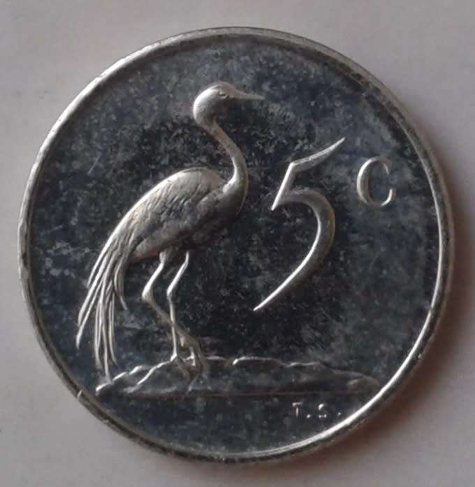 1983 Proof nickel 5c