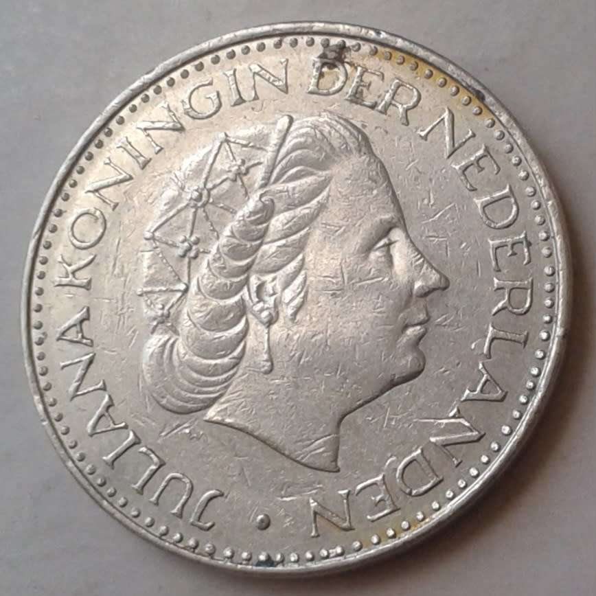 1968 Netherlands 1 Gulden