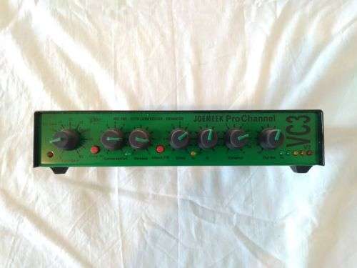 2 X Joe Meek Pro Channel VC3 Mic-Pre Opto Compressor Enhancer
