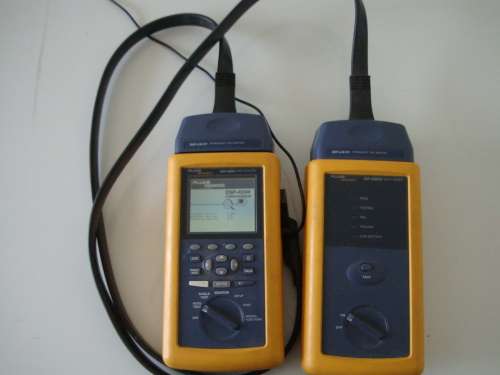 Fluke DSP-4300 Cable Analyzer + Smart Remote and 2 x DSP-LIA101 Permanent Link Adaptors