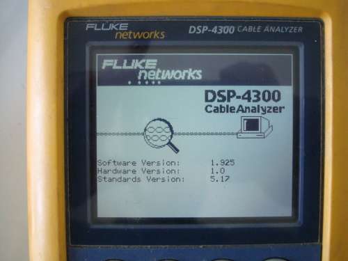 Fluke DSP-4300 Cable Analyzer + Smart Remote and 2 x DSP-LIA101 Permanent Link Adaptors