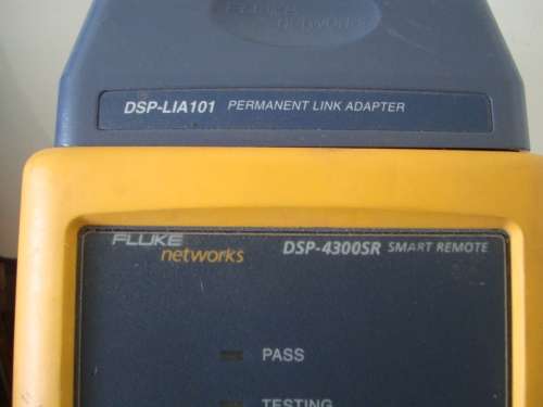 Fluke DSP-4300 Cable Analyzer + Smart Remote and 2 x DSP-LIA101 Permanent Link Adaptors