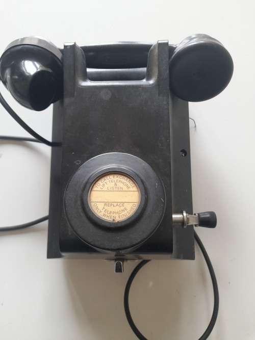 Antique Siemens Bakelite Telephone 1930`s WALLMOUNT
