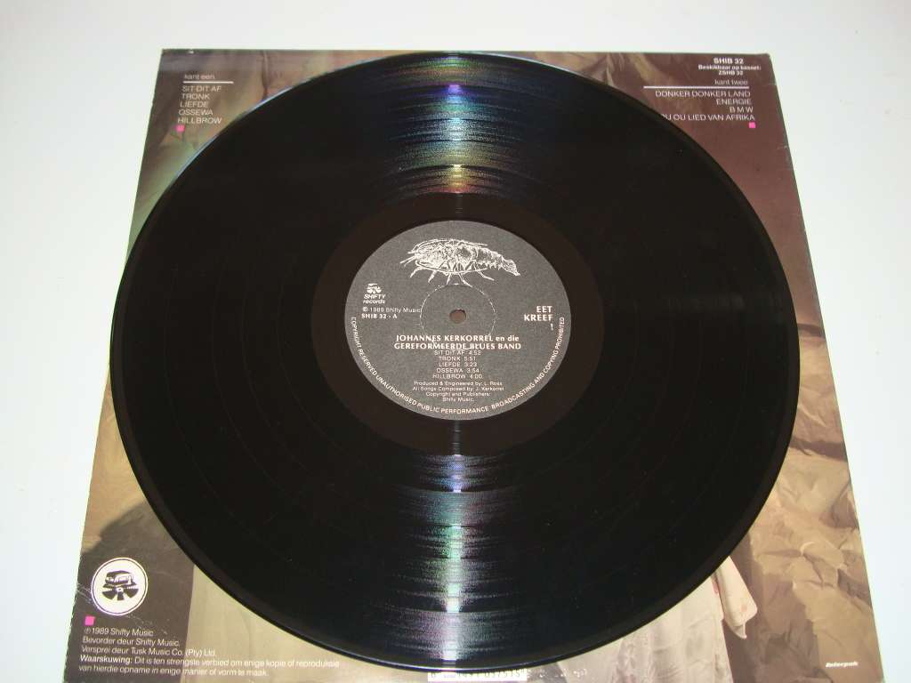 Johannes Kerkorrel en die Gereformeerde blues Band - Eet Kreef! LP