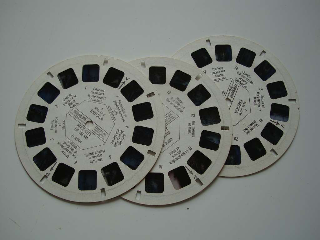 3 x Vintage View Master 3D Discs - Mecca