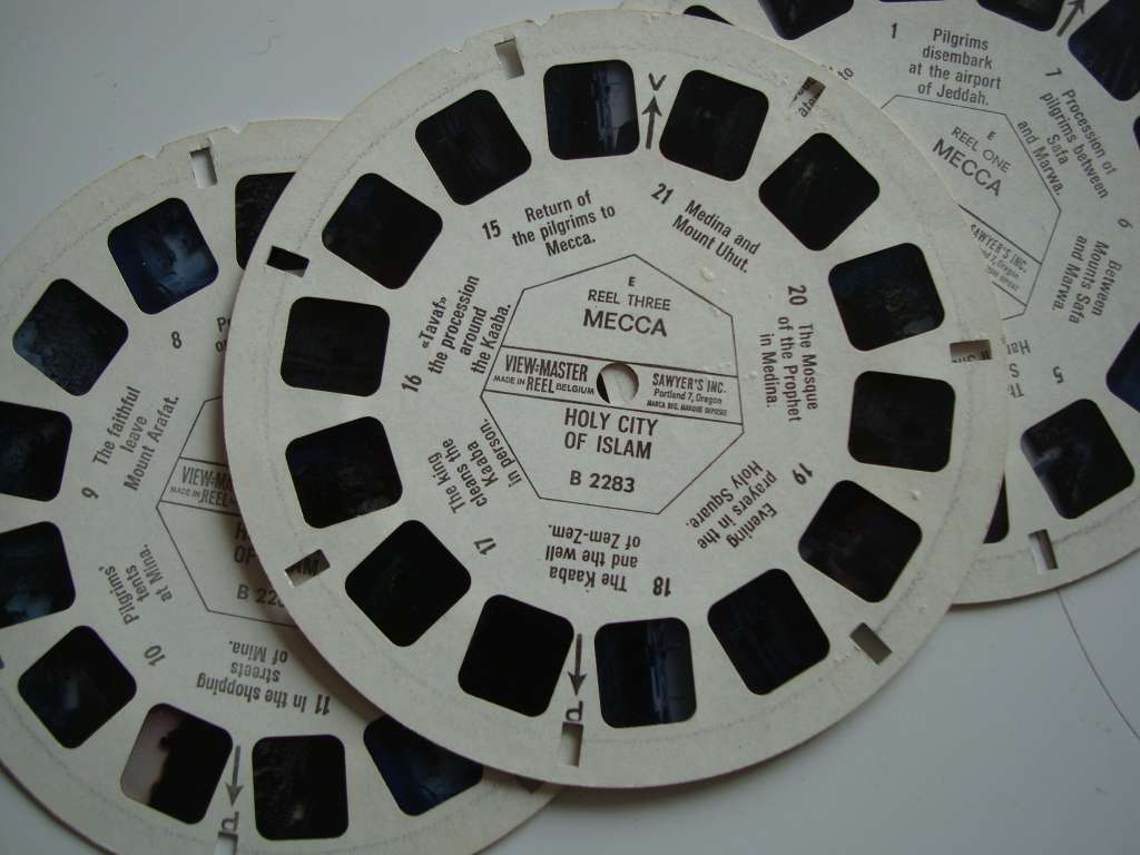 3 x Vintage View Master 3D Discs - Mecca