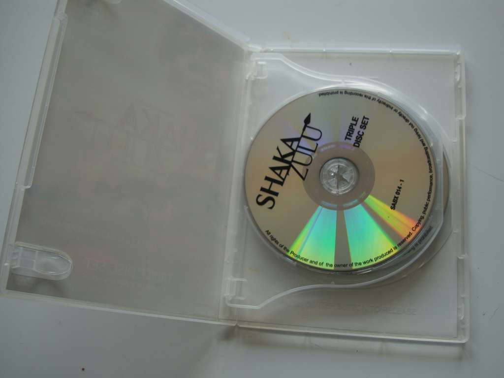 Shaka Zulu TV Series 3 disc boxset DVD