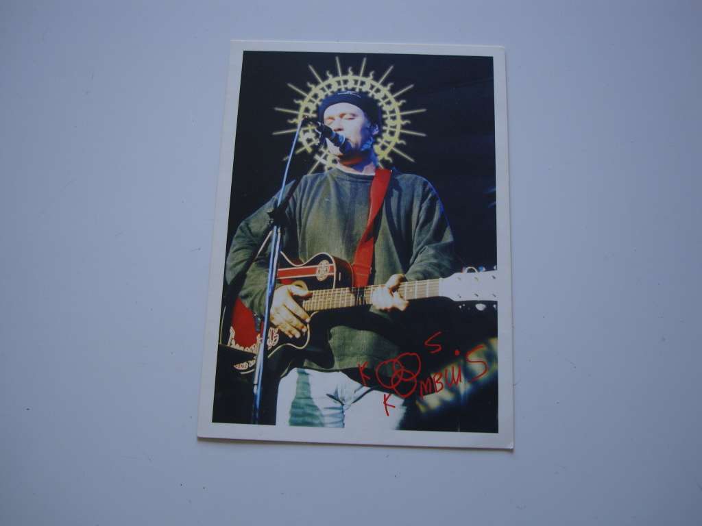 Koos Kombuis - Autographed Postcard