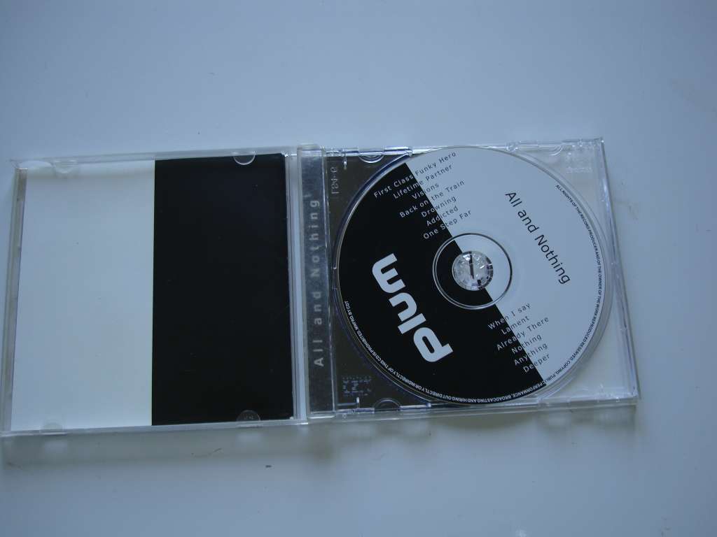 Plum - All and Nothing CD