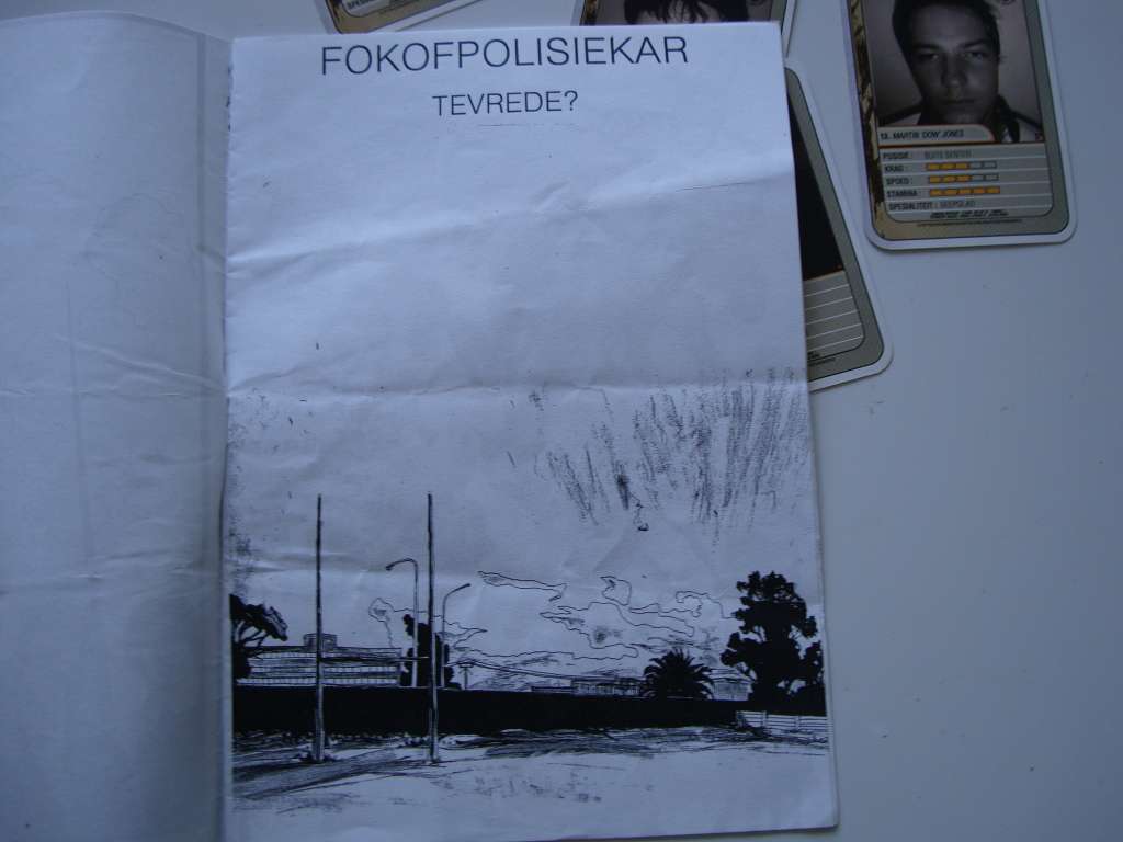 Fokofpolisiekar 2005 Tevrede? music video launch memoribilia