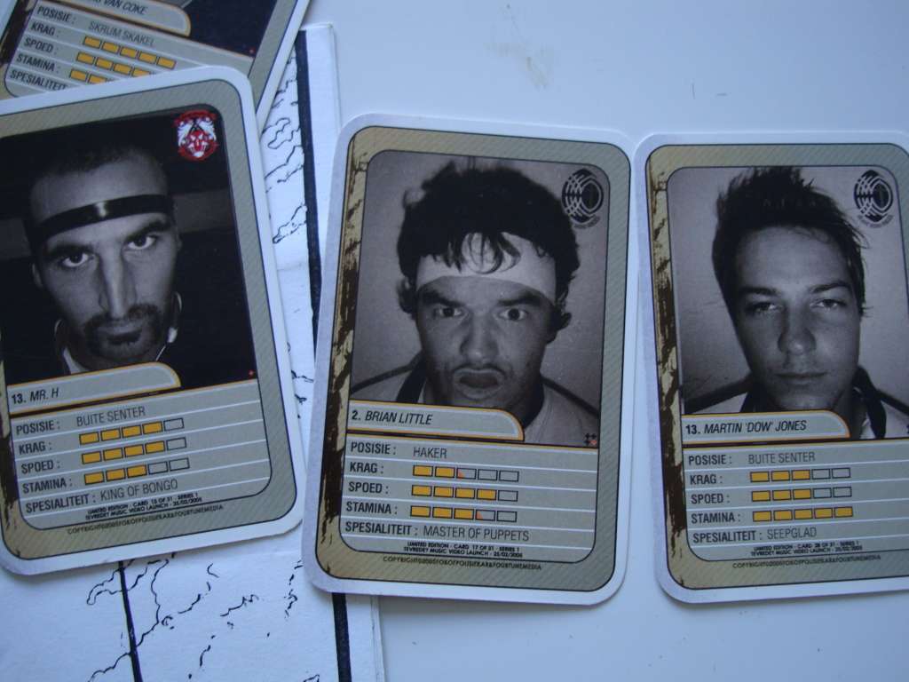 Fokofpolisiekar 2005 Tevrede? music video launch memoribilia