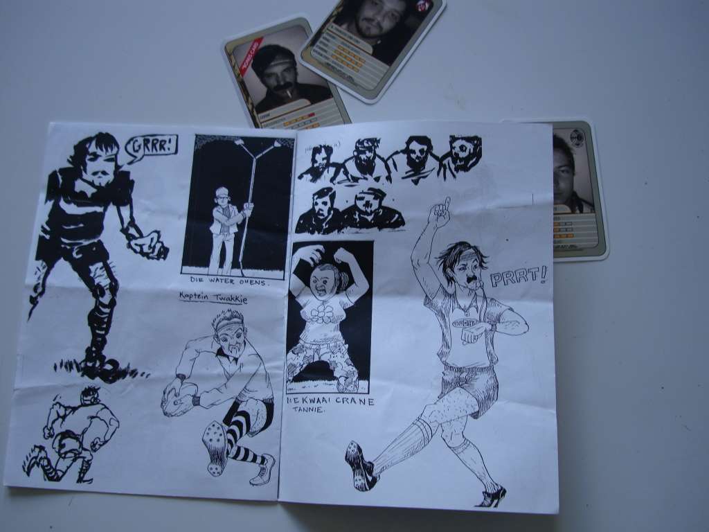 Fokofpolisiekar 2005 Tevrede? music video launch memoribilia