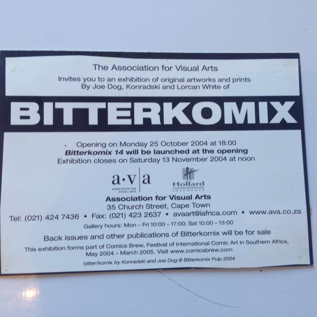 Bitterkomix postcard 2004