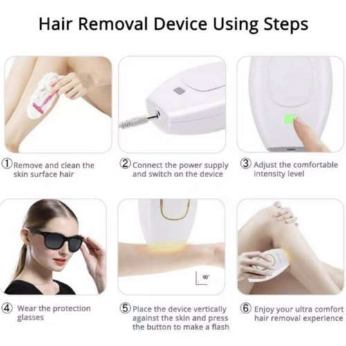 Permanent IPL Epilator Hair Removal Device