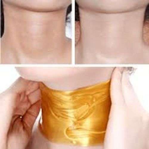 24K Gold Collagen Infused, Anti-Ageing Neck Mask
