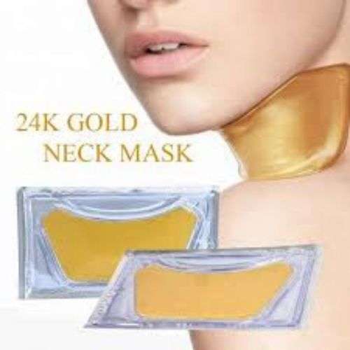 24K Gold Collagen Infused, Anti-Ageing Neck Mask