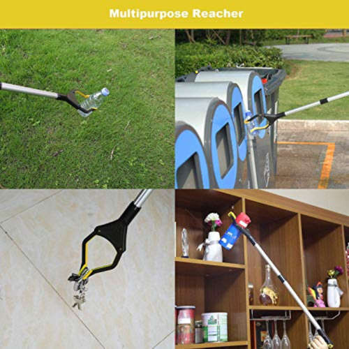 Reacher, Grabber, Long Handy Trash Hand Claw Assistant Living Pick Up Clamp