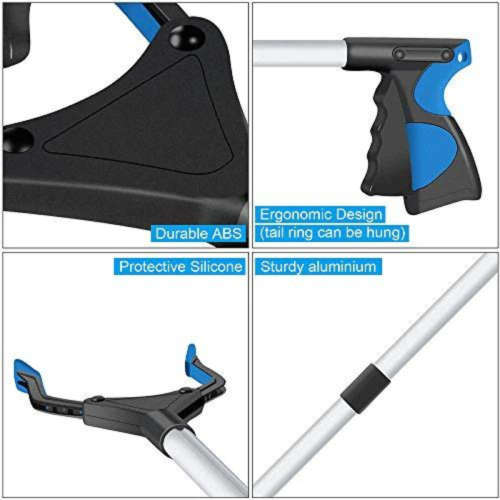 Reacher, Grabber, Long Handy Trash Hand Claw Assistant Living Pick Up Clamp