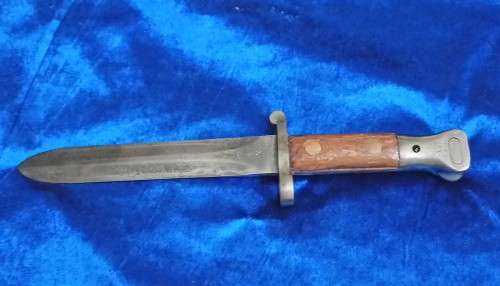ORIGINAL 1888 BOER WAR LEE METFORD BAYONET CONVERTED INTO TRENCH KNIFE / DAGGER