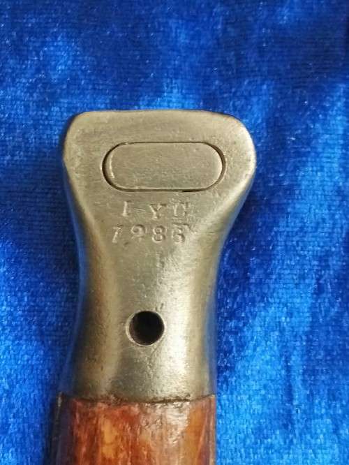 ORIGINAL 1888 BOER WAR LEE METFORD BAYONET CONVERTED INTO TRENCH KNIFE / DAGGER