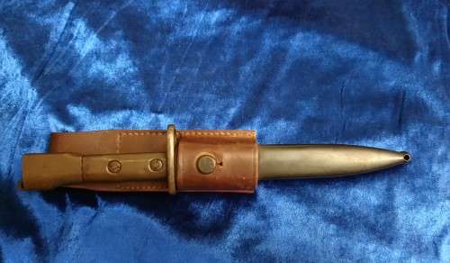 ORIGINAL SAP UZI BAYONET WITH SAP MARKINGS
